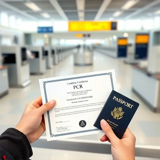 일반적인 PCR 결과 온라인 확인 및 증명서 발급 절차